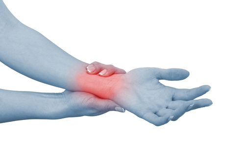Take frequent breaks at work to alleviate wrist pain.